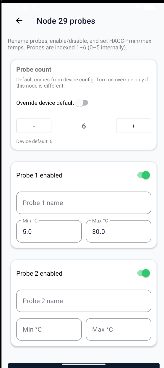 Chill-LOC App - Settings